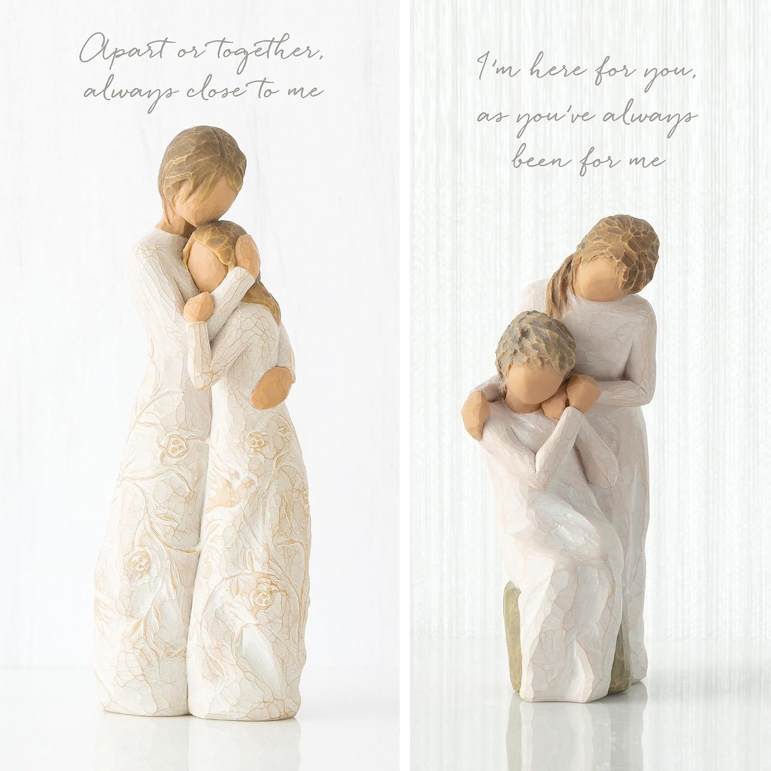 image:imageWillow Tree My Sister My Friend and Sister Mine Figure 2 Piece Set Designed by Artist Susan Lordi Gift Collection Celebrating Loving Relationships and Family Bonds Packaged for GiftGivingClose to Me Mother
