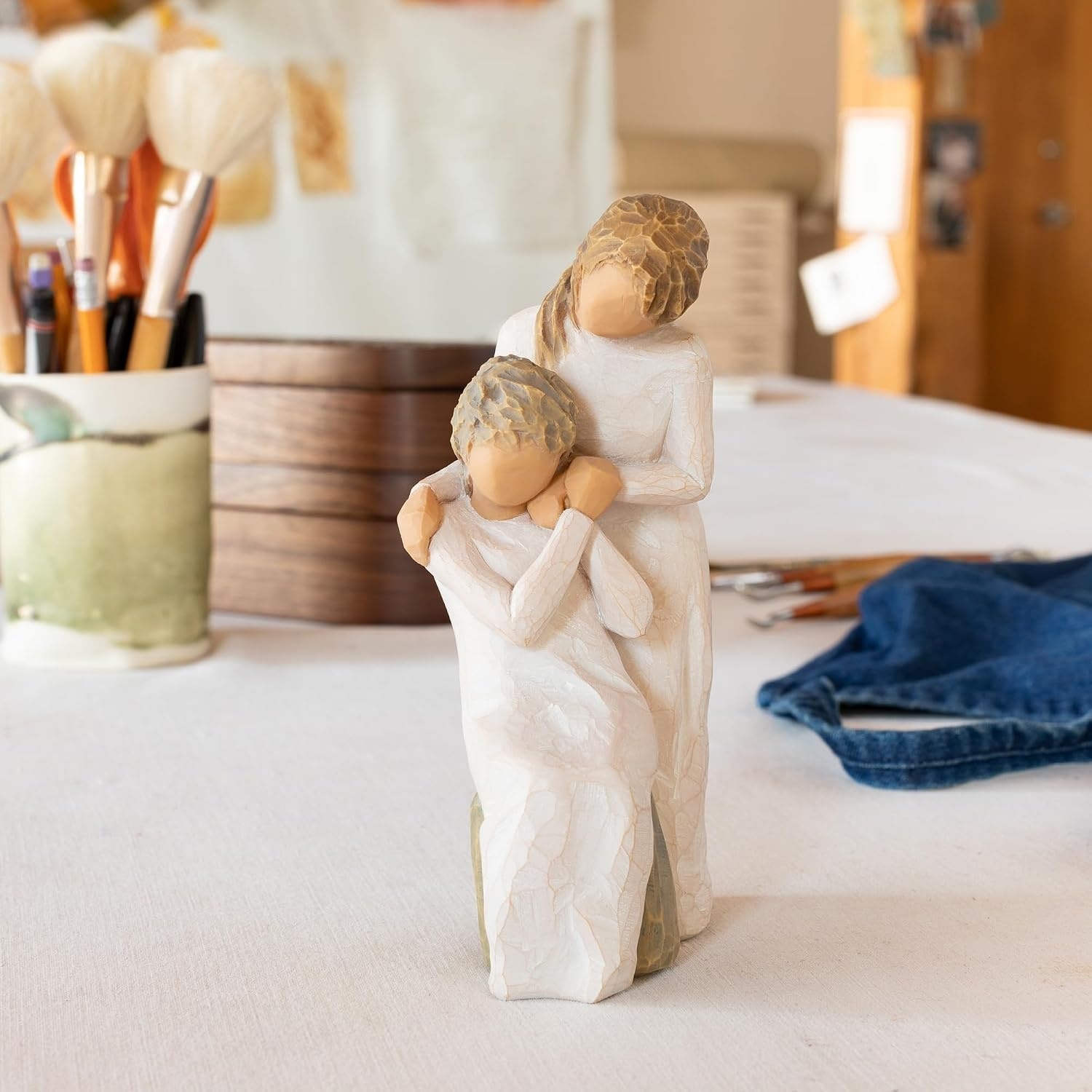 image:imageWillow Tree My Sister My Friend and Sister Mine Figure 2 Piece Set Designed by Artist Susan Lordi Gift Collection Celebrating Loving Relationships and Family Bonds Packaged for GiftGivingClose to Me Mother