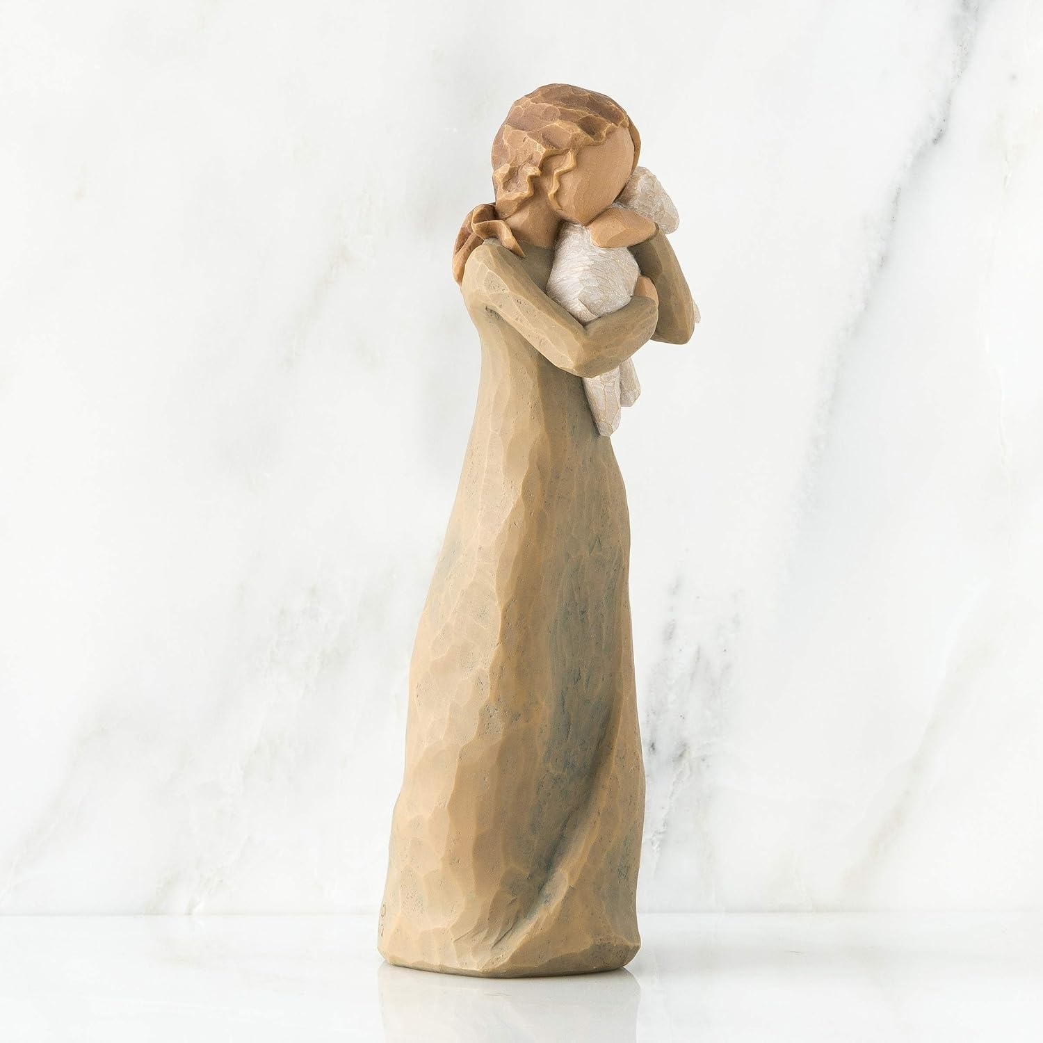 image:imageWillow Tree Peace on Earth Sculpted HandPainted Figure Part of the Willow Tree Nativity Collection Designed by Artist Susan Lordi Heirloom Keepsake Display on Shelf or MantelZampognaro Shepherd with Bagpipe