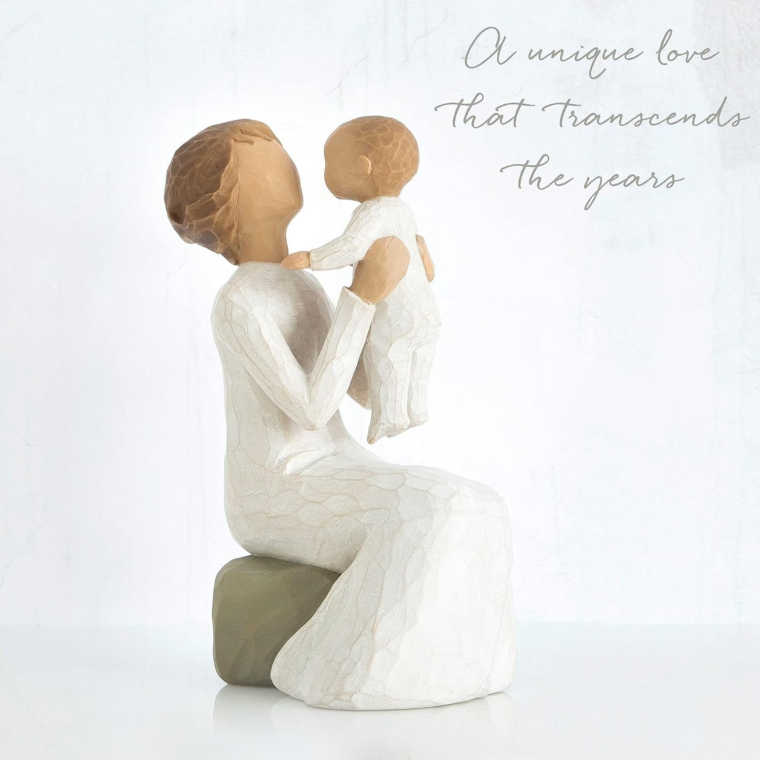image:imageWillow Tree Surrounded by Love Sculpted HandPainted Figure Cast from a Susan Lordi Original Carving Gift Expressing Love and Caring Includes Enclosure Card Display on MantelNatural