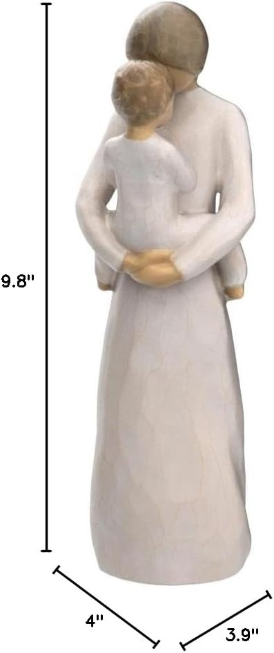image:imageWillow Tree Tenderness Sculpted HandPainted Figure Cast from a Susan Lordi Original Carving Celebrates Extended Family Bonds Parents and Children Meaningful Keepsake GiftNatural