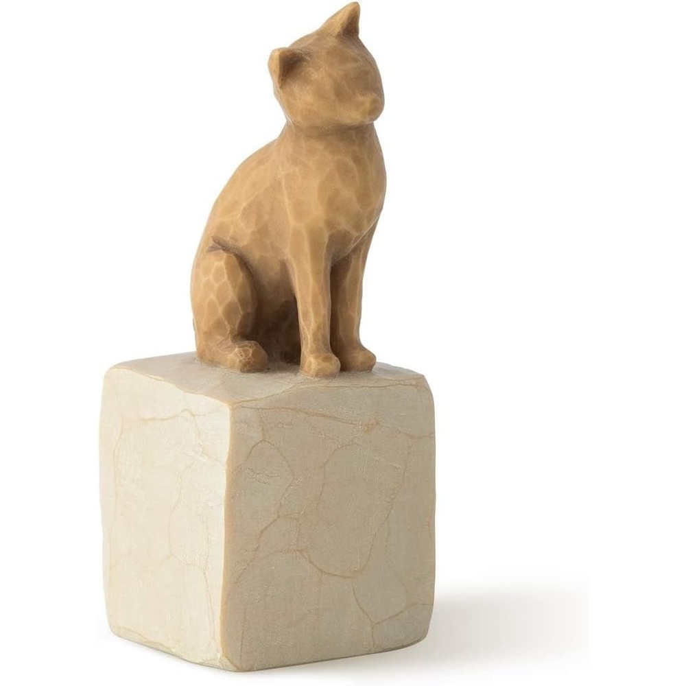 image:imageWillow Tree Love My Cat Light Sculpted HandPainted Figure  Cast from a Susan Lordi Original Carving Expresses Love and Affection Thoughtful Gift Ready to Display on Shelf or MantelOne Size