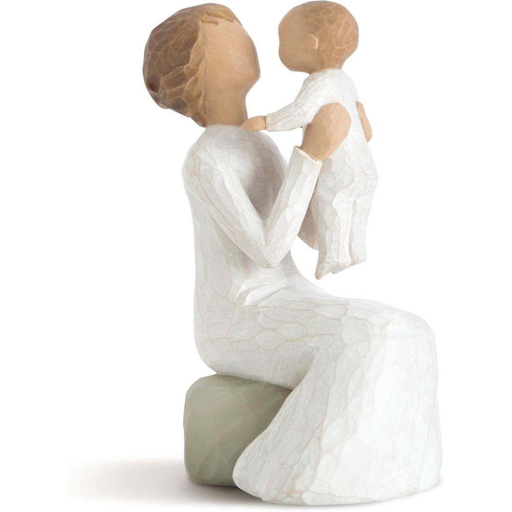 image:imageWillow Tree Surrounded by Love Sculpted HandPainted Figure Cast from a Susan Lordi Original Carving Gift Expressing Love and Caring Includes Enclosure Card Display on MantelNatural