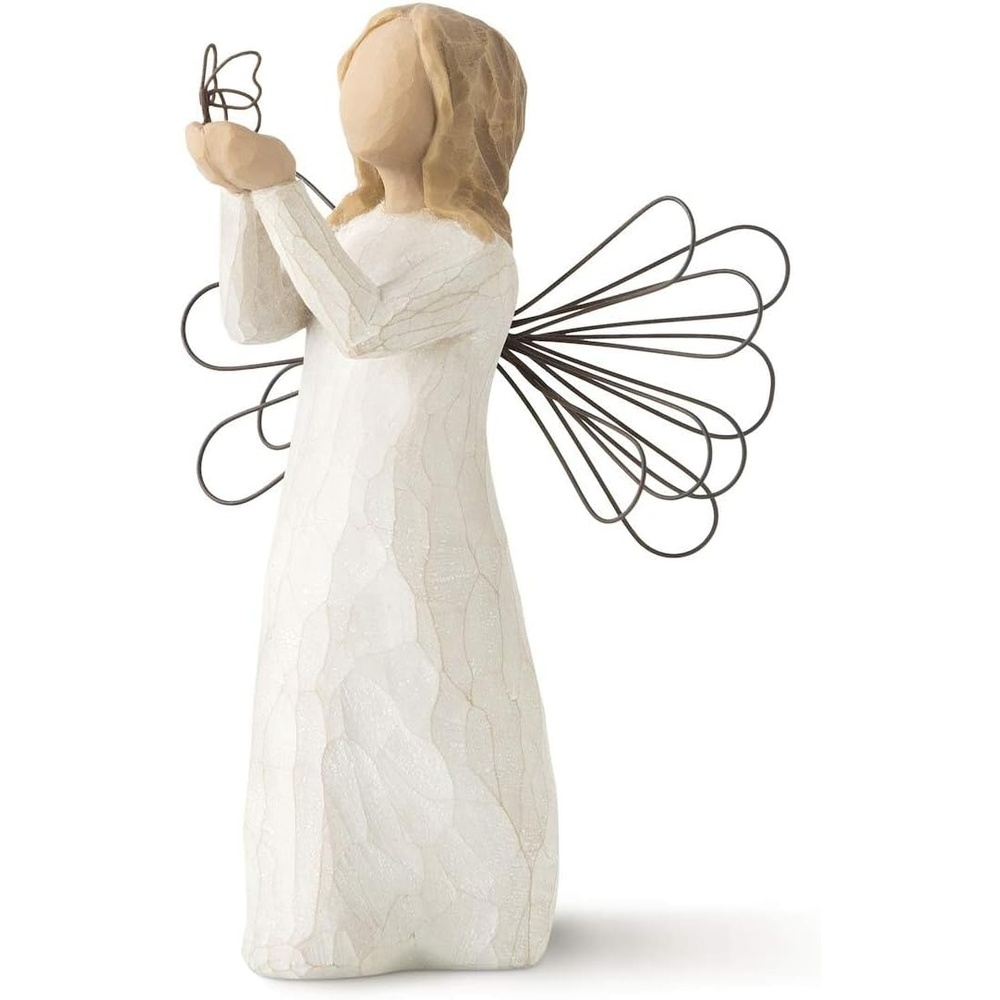 image:imageWillow Tree Sweetheart Angel Sculpted HandPainted Figure Symbol of Protection Guidance and Comfort Cast from a Susan Lordi Original Carving Keepsake with Enclosure CardAngel of Freedom