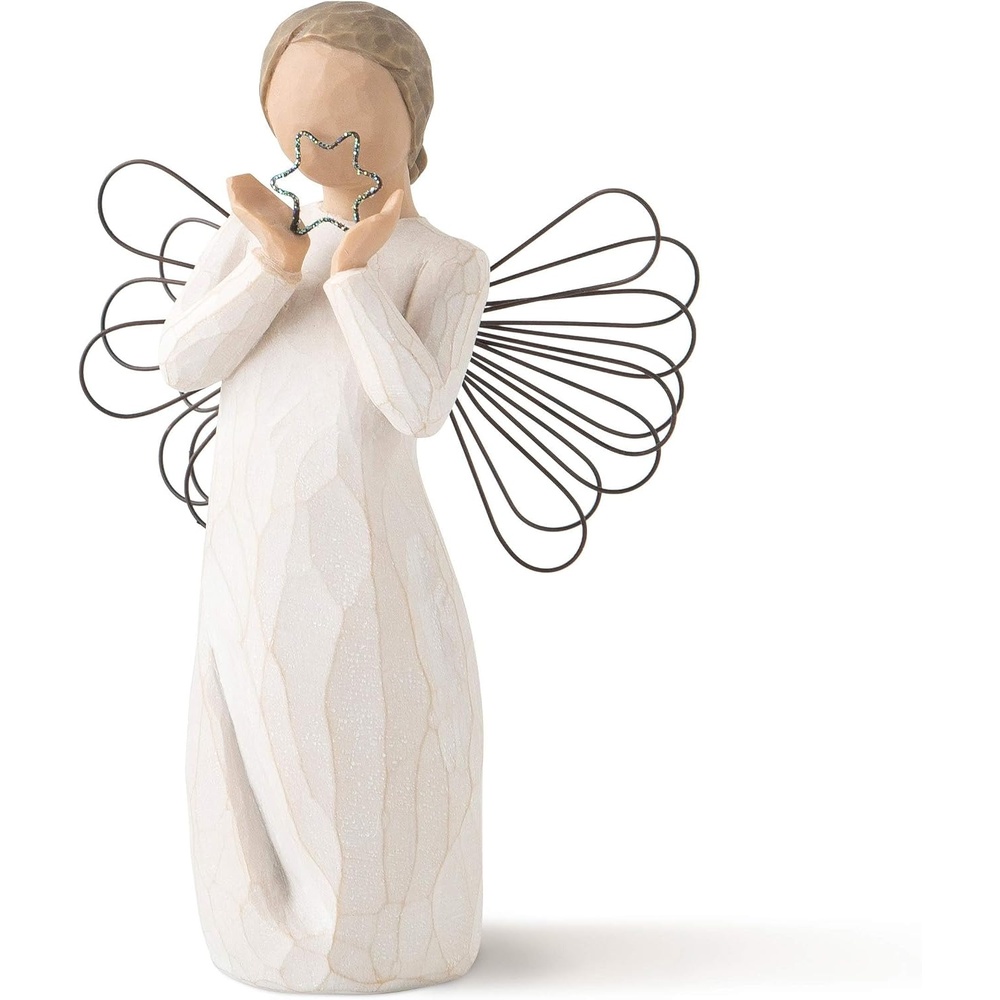 image:imageWillow Tree Sweetheart Angel Sculpted HandPainted Figure Symbol of Protection Guidance and Comfort Cast from a Susan Lordi Original Carving Keepsake with Enclosure CardYoure The Best Angel