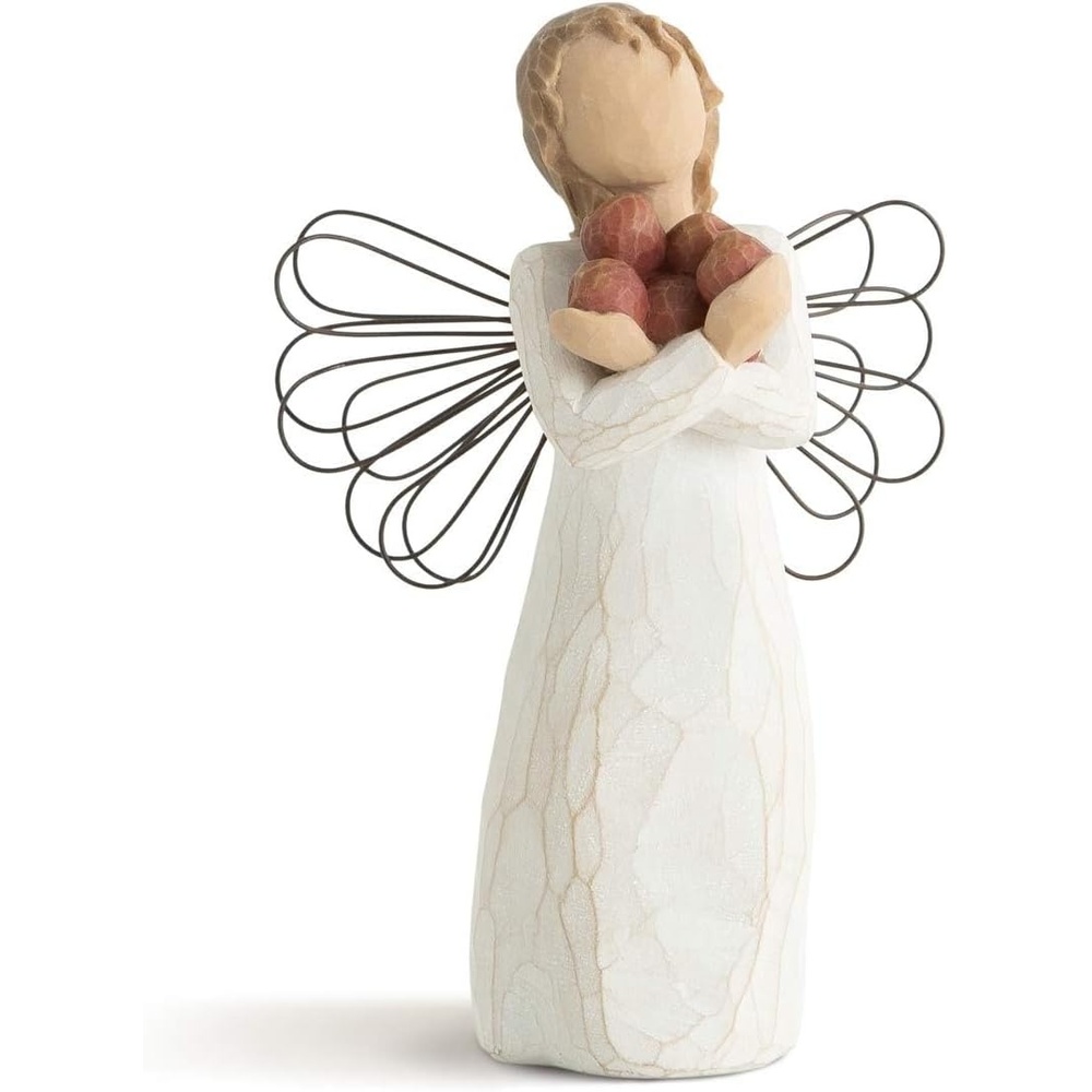 image:imageWillow Tree Thinking of You Angel Sculpted HandPainted Figure HandPainted Angel Figurine Celebrating Friendship Nature and Everyday Blessings Sculpted by Artist Susan Lordiwith affection Angel Light Skin