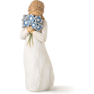 Willow Tree Forget-me-not, Sculpted Hand-Painted Figure | Cast from a Susan Lordi Original Carving, Meaningful Gift Celebrating Nature, Family, Home and Belonging, Fitted Gift Box(Antique)