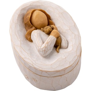 Willow Tree Grandmother, Love that Transcends the Years, Box for Jewelry and Treasures, Reminder of Those you Love who Call you Grandma, Sculpted Hand-Painted Keepsake Box | Hand-Painted Keepsake Box, Sentimental Gift for Loved Ones, Holds Jewelry and Treasures, Sculpted by Artist Susan Lordi(The Dancer)