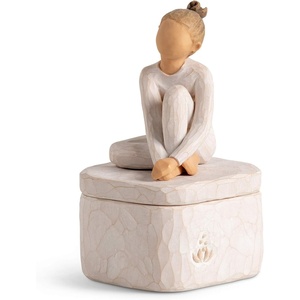 Willow Tree Grandmother, Love that Transcends the Years, Box for Jewelry and Treasures, Reminder of Those you Love who Call you Grandma, Sculpted Hand-Painted Keepsake Box | Hand-Painted Keepsake Box, Sentimental Gift for Loved Ones, Holds Jewelry and Treasures, Sculpted by Artist Susan Lordi(Grandmother)