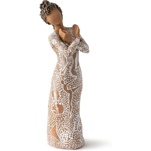 Willow Tree Music Speaks (Darker Skin), Sculpted Hand-Painted Figure | Cast from a Susan Lordi Original Carving, Meaningful Keepsake Gift for Loved Ones, Display on Shelf, Table or Mantel(Multicolor)