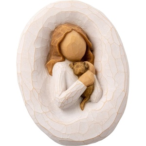 Willow Tree My Friend Plaque, Sculpted Hand-Painted bas Relief