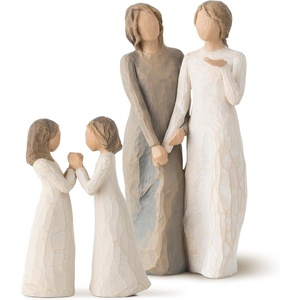 Willow Tree My Sister My Friend and Sister Mine Figure, 2 Piece Set | Designed by Artist Susan Lordi, Gift Collection Celebrating Loving Relationships and Family Bonds, Packaged for Gift-Giving(Mother Grandmother)
