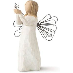 Willow Tree Sweetheart Angel, Sculpted Hand-Painted Figure | Symbol of Protection, Guidance and Comfort, Cast from a Susan Lordi Original Carving, Keepsake with Enclosure Card(Angel of Freedom)
