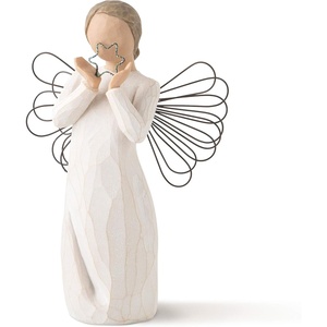 Willow Tree Sweetheart Angel, Sculpted Hand-Painted Figure | Symbol of Protection, Guidance and Comfort, Cast from a Susan Lordi Original Carving, Keepsake with Enclosure Card(You’re The Best Angel)