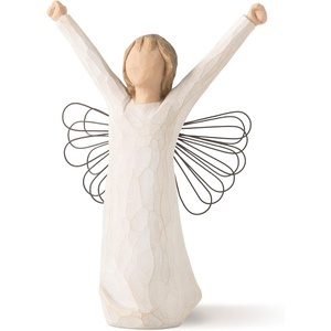 Willow Tree Sweetheart Angel, Sculpted Hand-Painted Figure | Symbol of Protection, Guidance and Comfort, Cast from a Susan Lordi Original Carving, Keepsake with Enclosure Card(Sweetheart Angel)