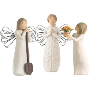 Willow Tree Angel of Friendship Love My Dog and Keepsake Box 3 Piece Set | Designed by Artist Susan Lordi, Curated Multi-Piece Collection with Inspirational Meaning, Packaged for Gift-Giving(Garden Angel Tree)