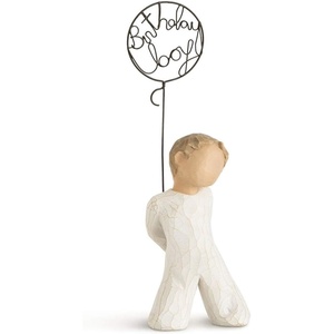 Willow Tree Birthday Boy, Sculpted Hand-Painted Figure | Cast from a Susan Lordi Original Carving, Thoughtful Keepsake Gift for Loved Ones, Celebrations and Moments of Comfort(Birthday Boy)