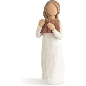 Willow Tree Birthday Boy, Sculpted Hand-Painted Figure | Cast from a Susan Lordi Original Carving, Thoughtful Keepsake Gift for Loved Ones, Celebrations and Moments of Comfort(Love of Learning)