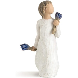 Willow Tree Birthday Boy, Sculpted Hand-Painted Figure | Cast from a Susan Lordi Original Carving, Thoughtful Keepsake Gift for Loved Ones, Celebrations and Moments of Comfort(Lavender Grace)