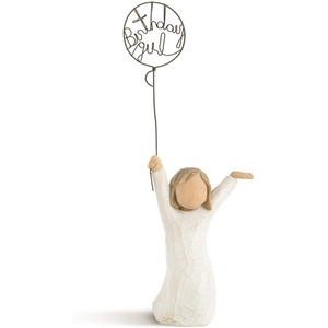 Willow Tree Birthday Boy, Sculpted Hand-Painted Figure | Cast from a Susan Lordi Original Carving, Thoughtful Keepsake Gift for Loved Ones, Celebrations and Moments of Comfort(Birthday Girl)