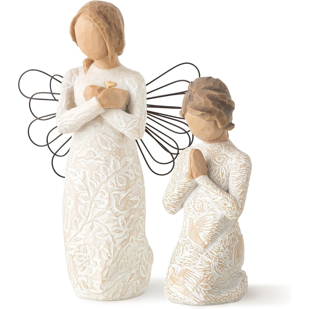image:imageWillow Tree Heart and Soul Plus Friendship Keepsake Box 2Piece Set Designed by Artist Susan Lordi Curated MultiPiece Collection with Inspirational Meaning Packaged for GiftGivingRemembrance Peace Angel