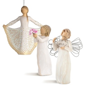 Willow Tree Heart and Soul Plus Friendship Keepsake Box, 2-Piece Set | Designed by Artist Susan Lordi, Curated Multi-Piece Collection with Inspirational Meaning, Packaged for Gift-Giving(Thank You Butterfly)