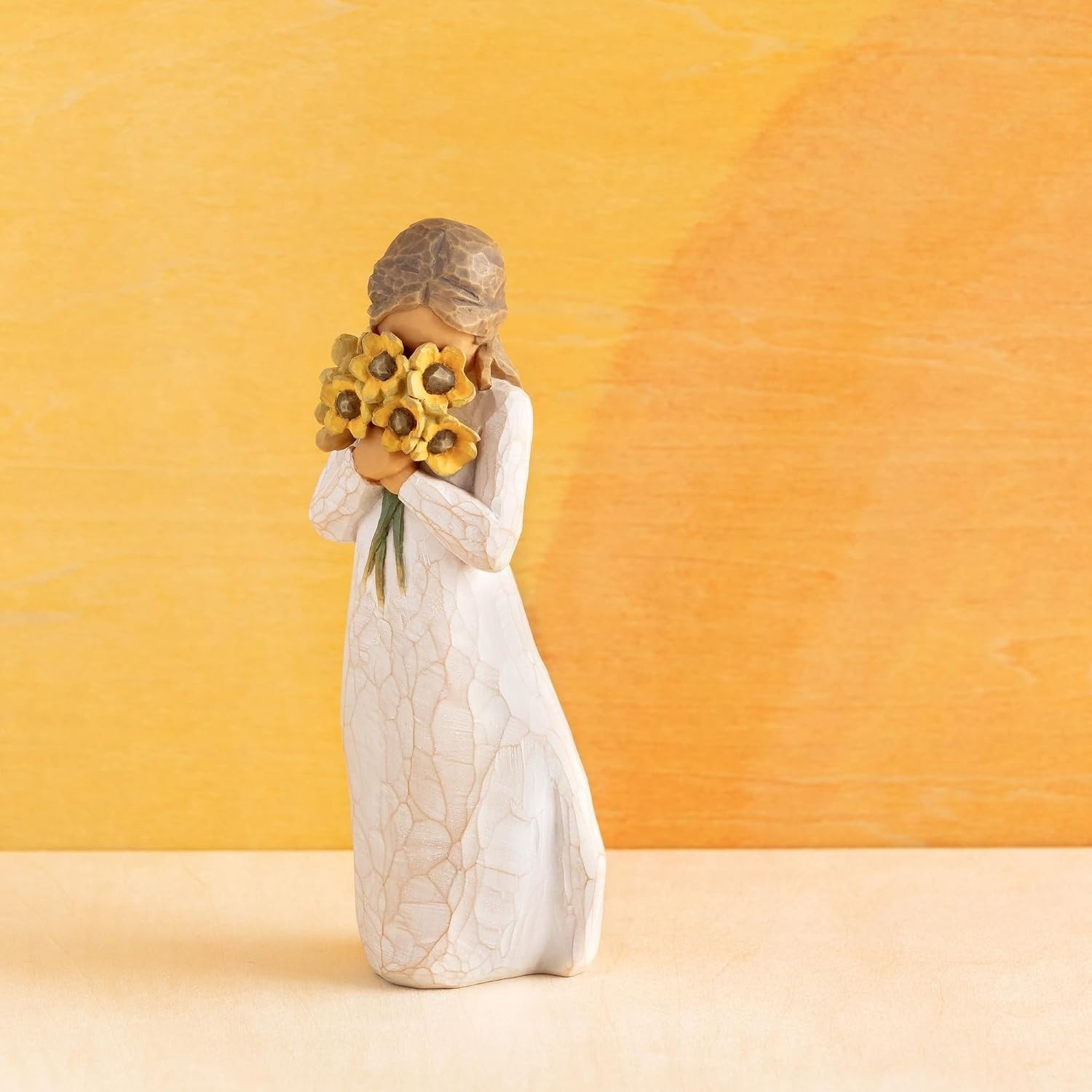 image:imageWillow Tree Warm Embrace Figure Plus Sunshine Angel Figure Sculpted HandPainted 2 Piece Set