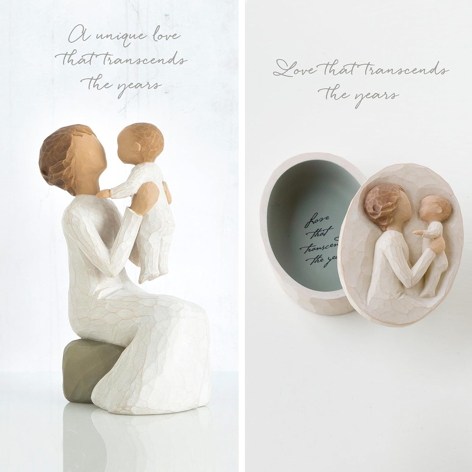 image:imageWillow Tree Grandmother Figure Plus Grandmother Keepsake Box Sculpted HandPainted 2 Piece Set