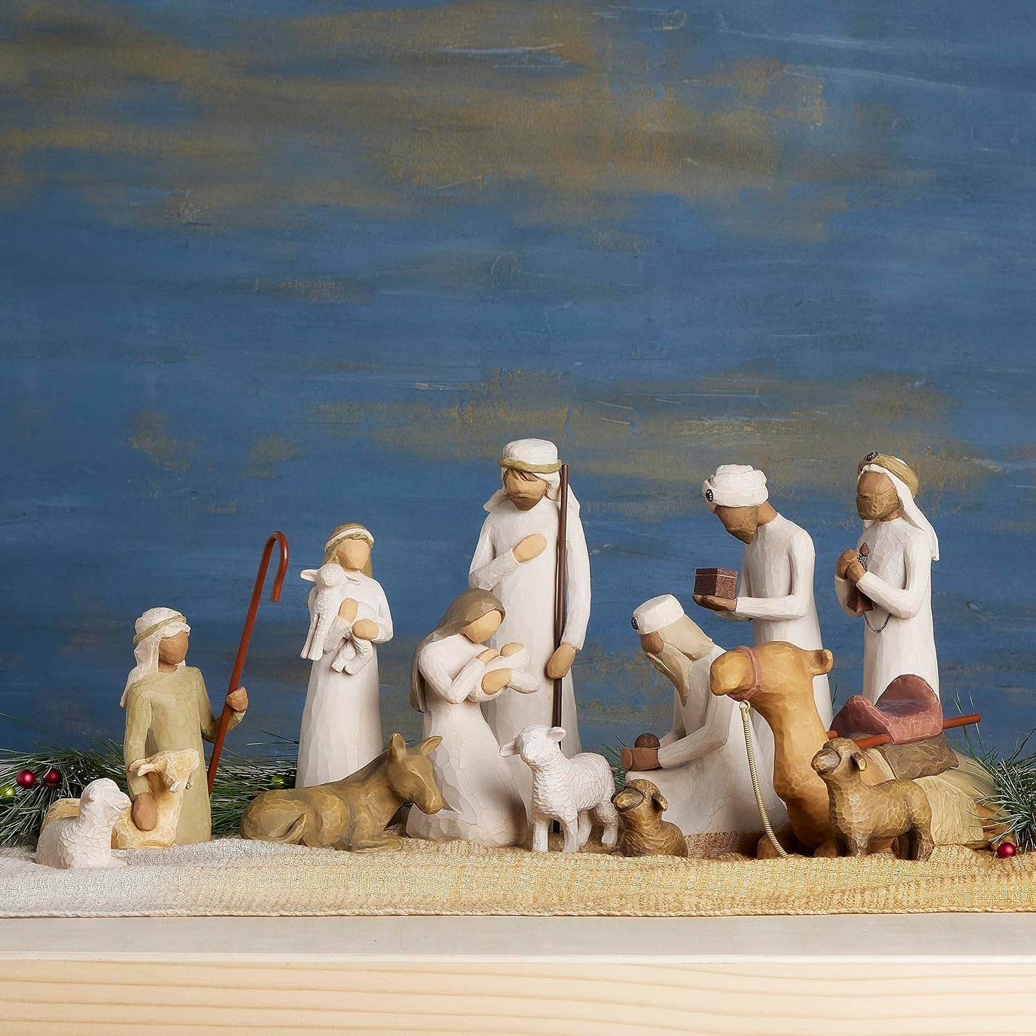 image:imageWillow Tree Nativity plus Three Wisemen and Camel Figures Set of 13Starter Three Wisemen 13piece