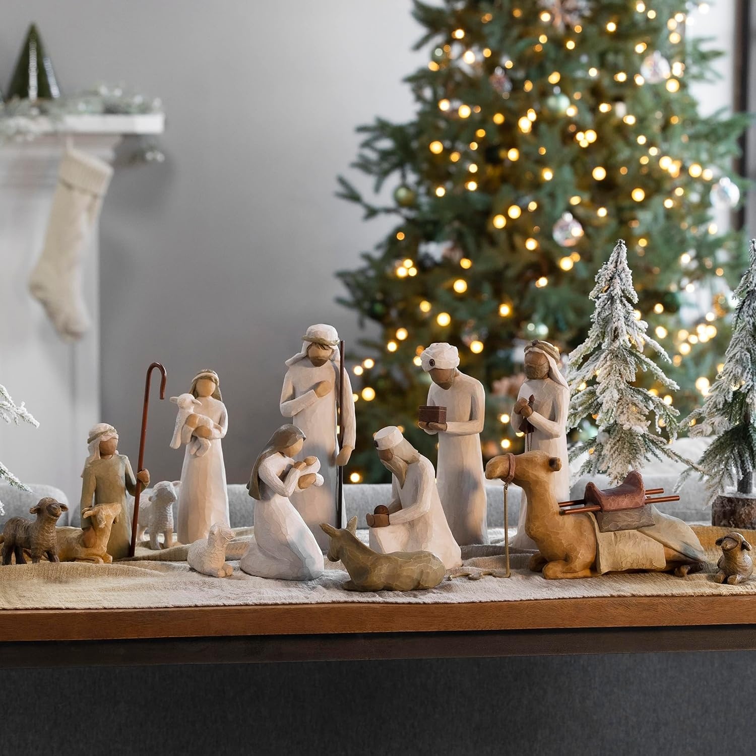 image:imageWillow Tree Nativity plus Three Wisemen and Camel Figures Set of 13Starter Three Wisemen 13piece